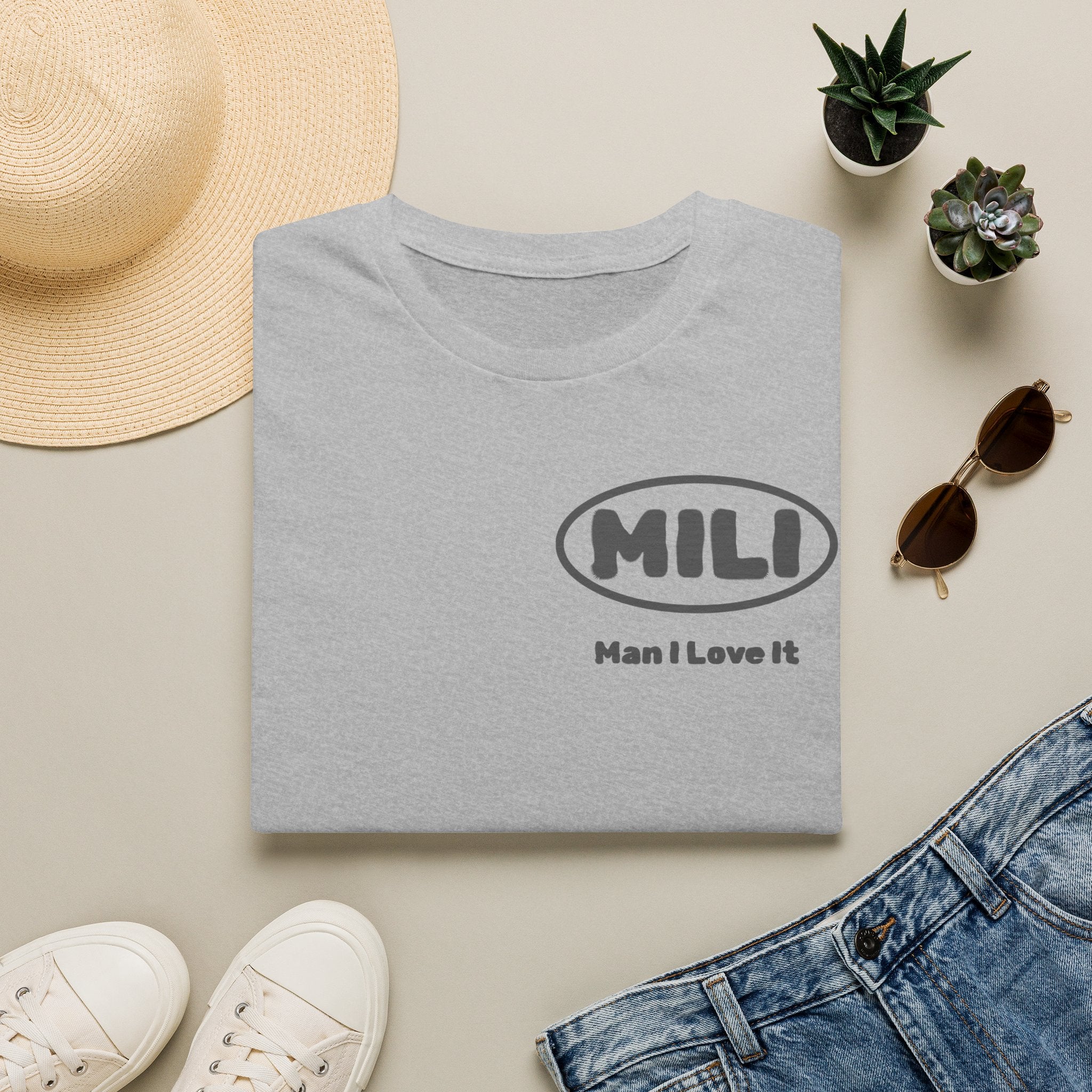 MILI Man I Love It T-Shirt Simple