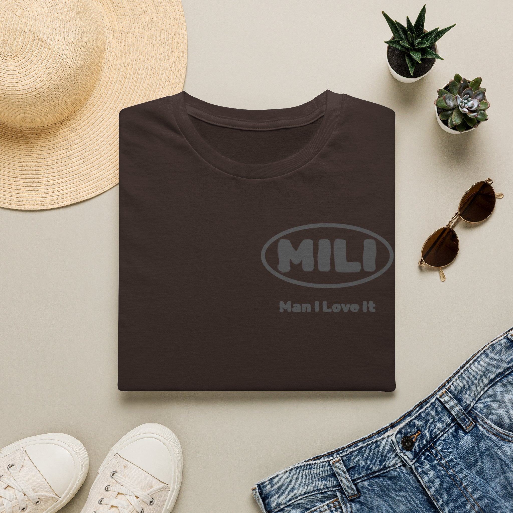 MILI Man I Love It T-Shirt Simple
