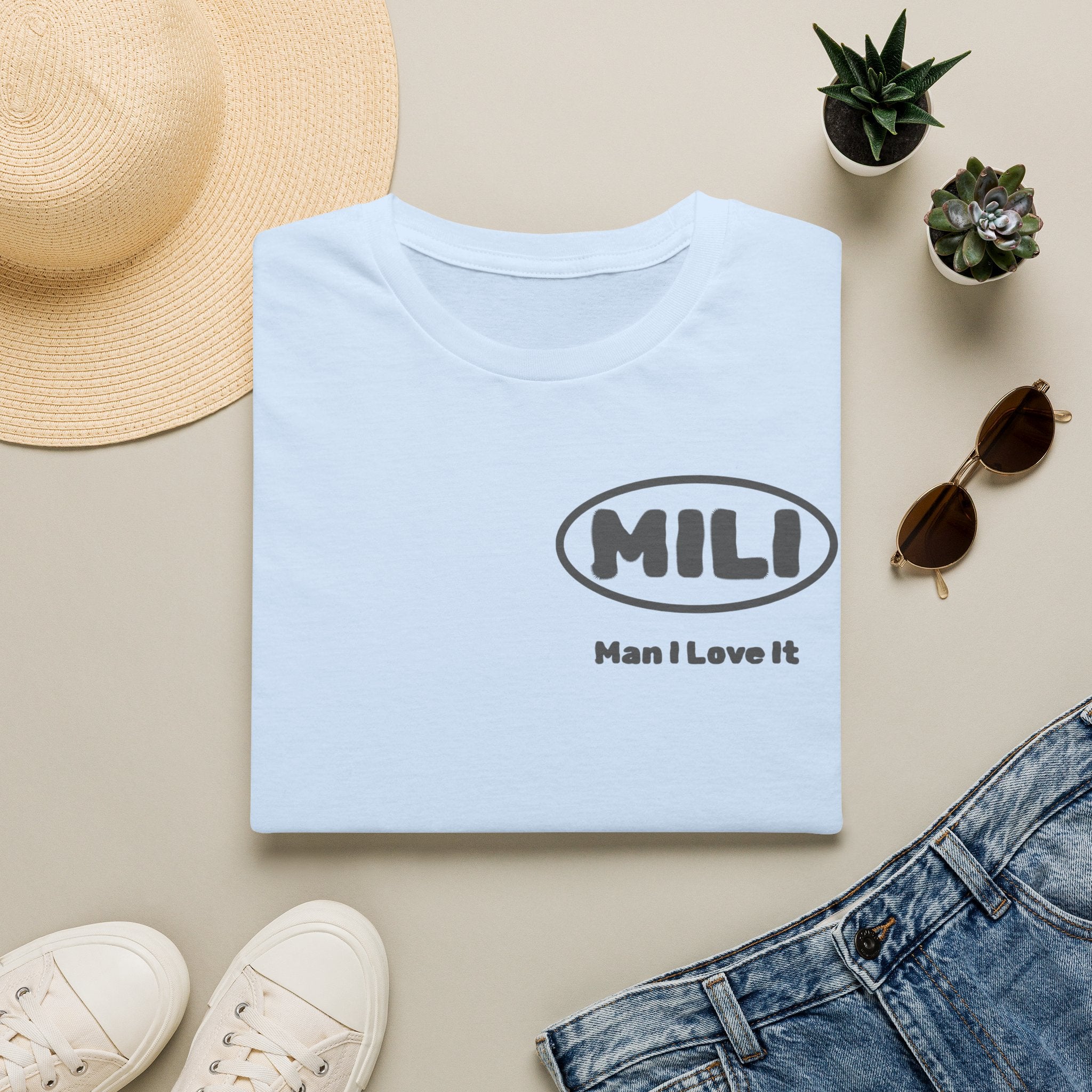 MILI Man I Love It T-Shirt Simple