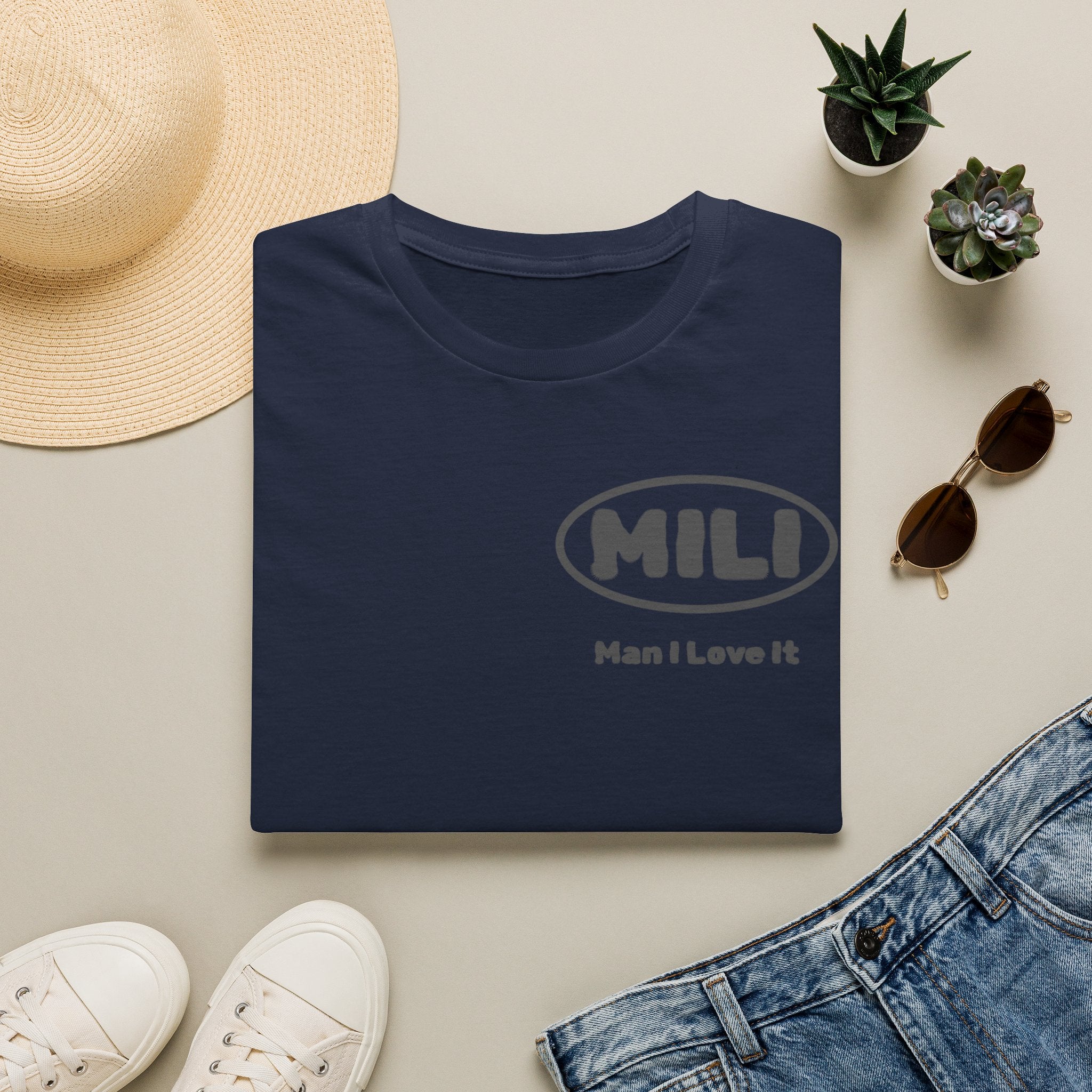 MILI Man I Love It T-Shirt Simple