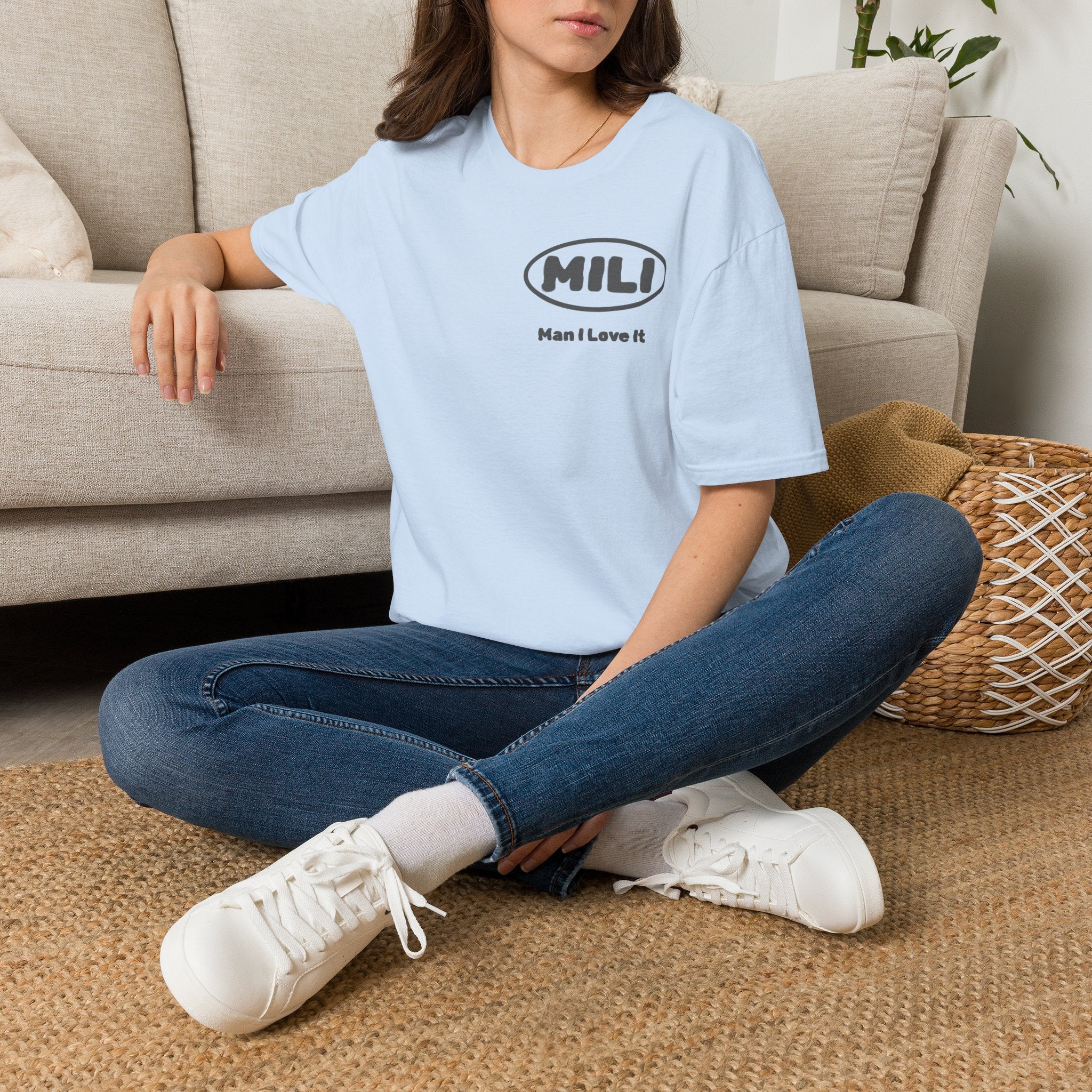 MILI Man I Love It T-Shirt Simple