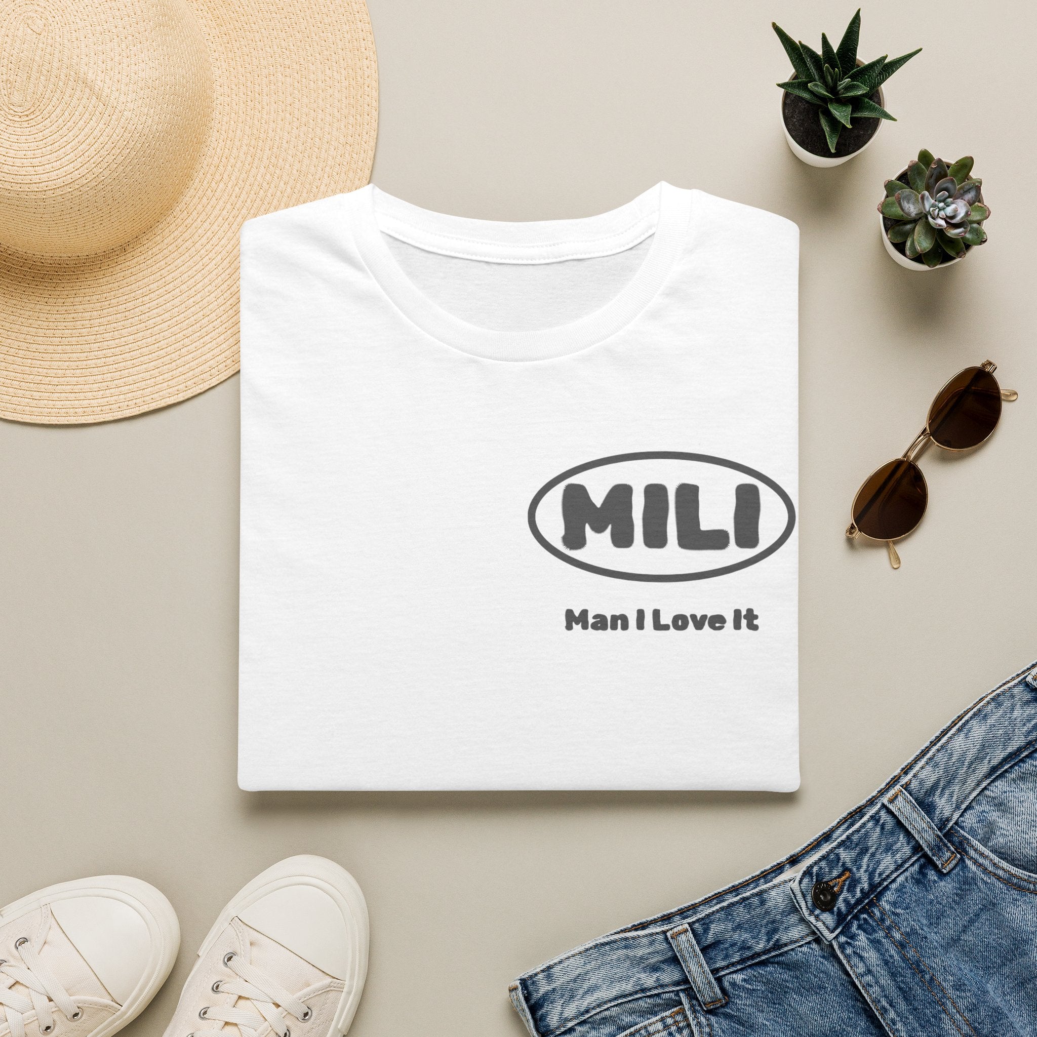 MILI Man I Love It T-Shirt Simple