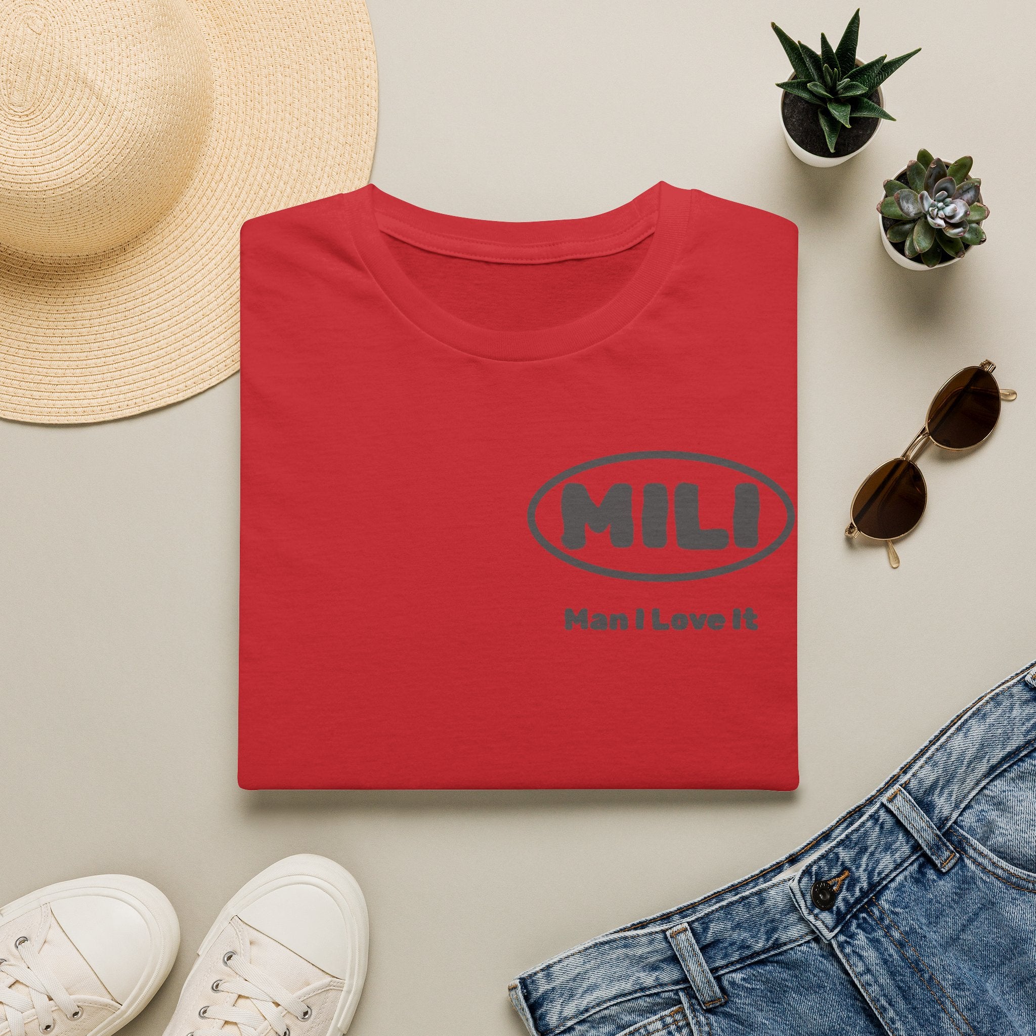 MILI Man I Love It T-Shirt Simple